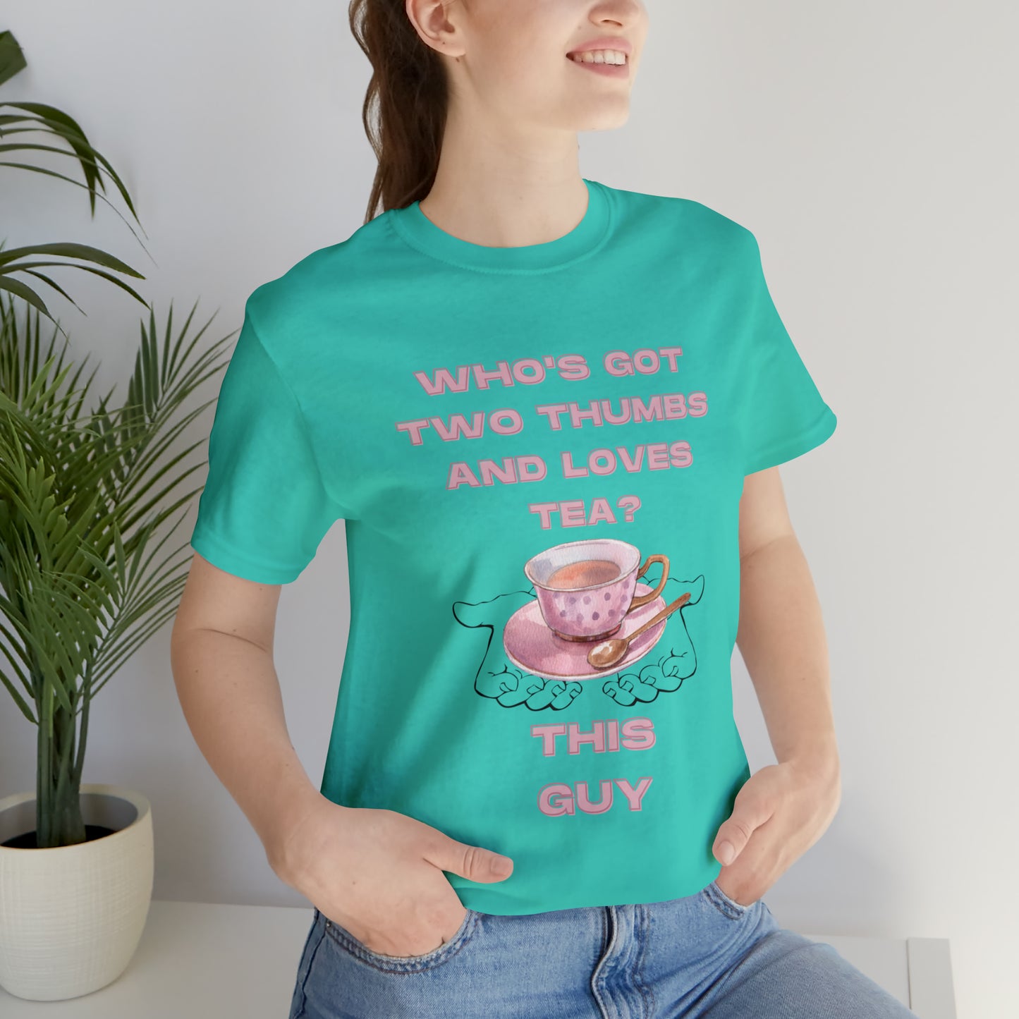 Who's got two thumbs and loves tea? T-shirt