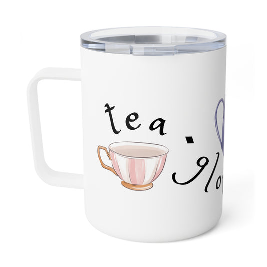 Tea glorious tea - Insulated Tea Mug, 10oz