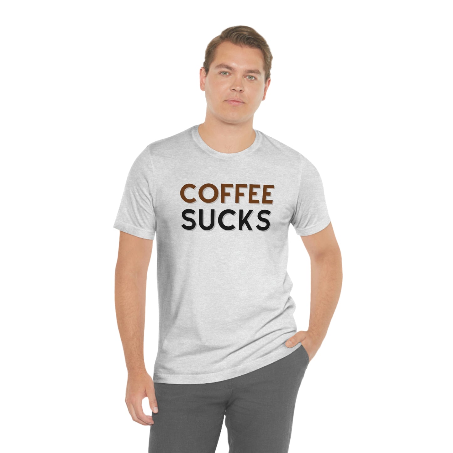 Coffee sucks t-shirt