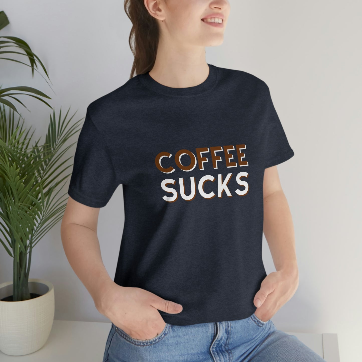 Coffee sucks t-shirt