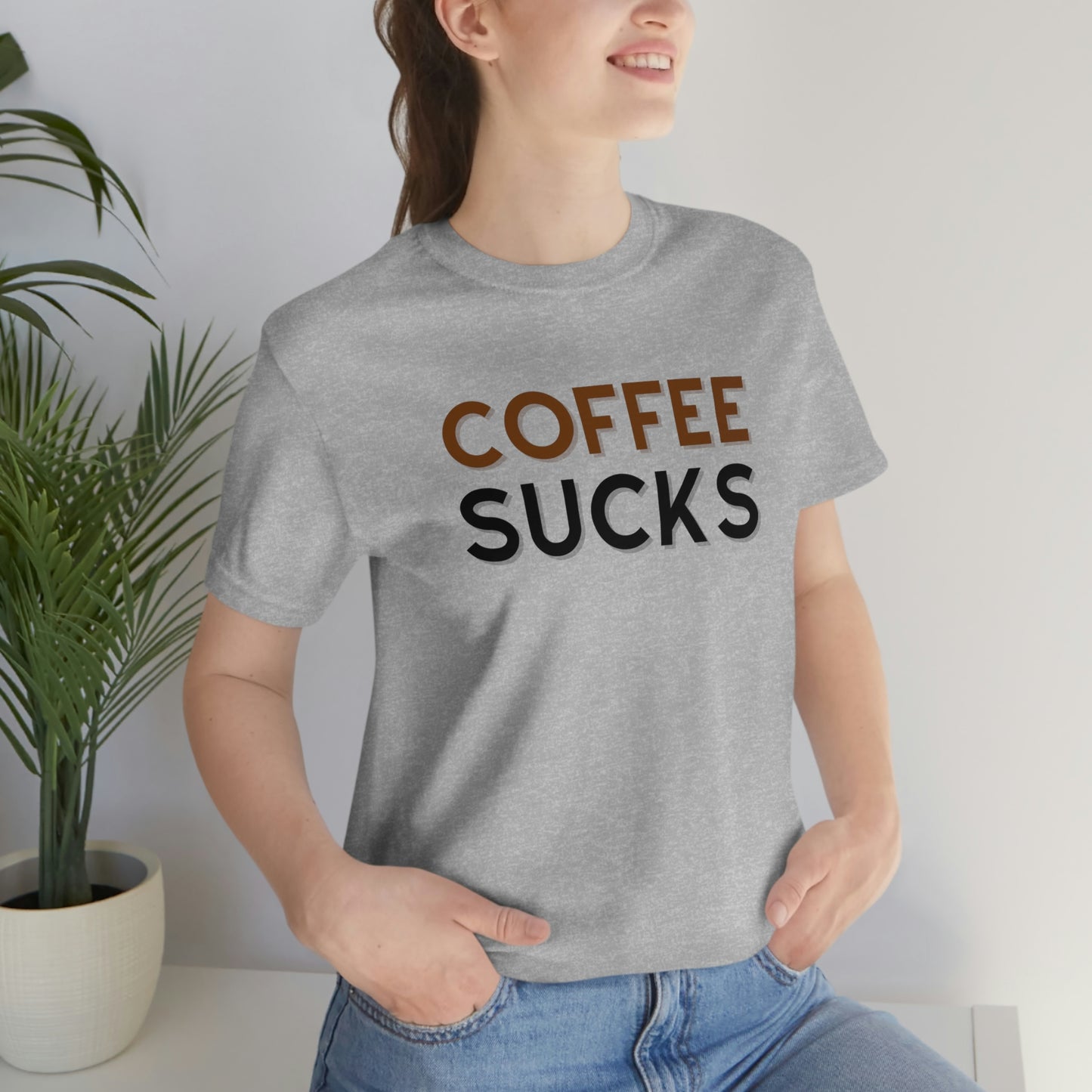 Coffee sucks t-shirt