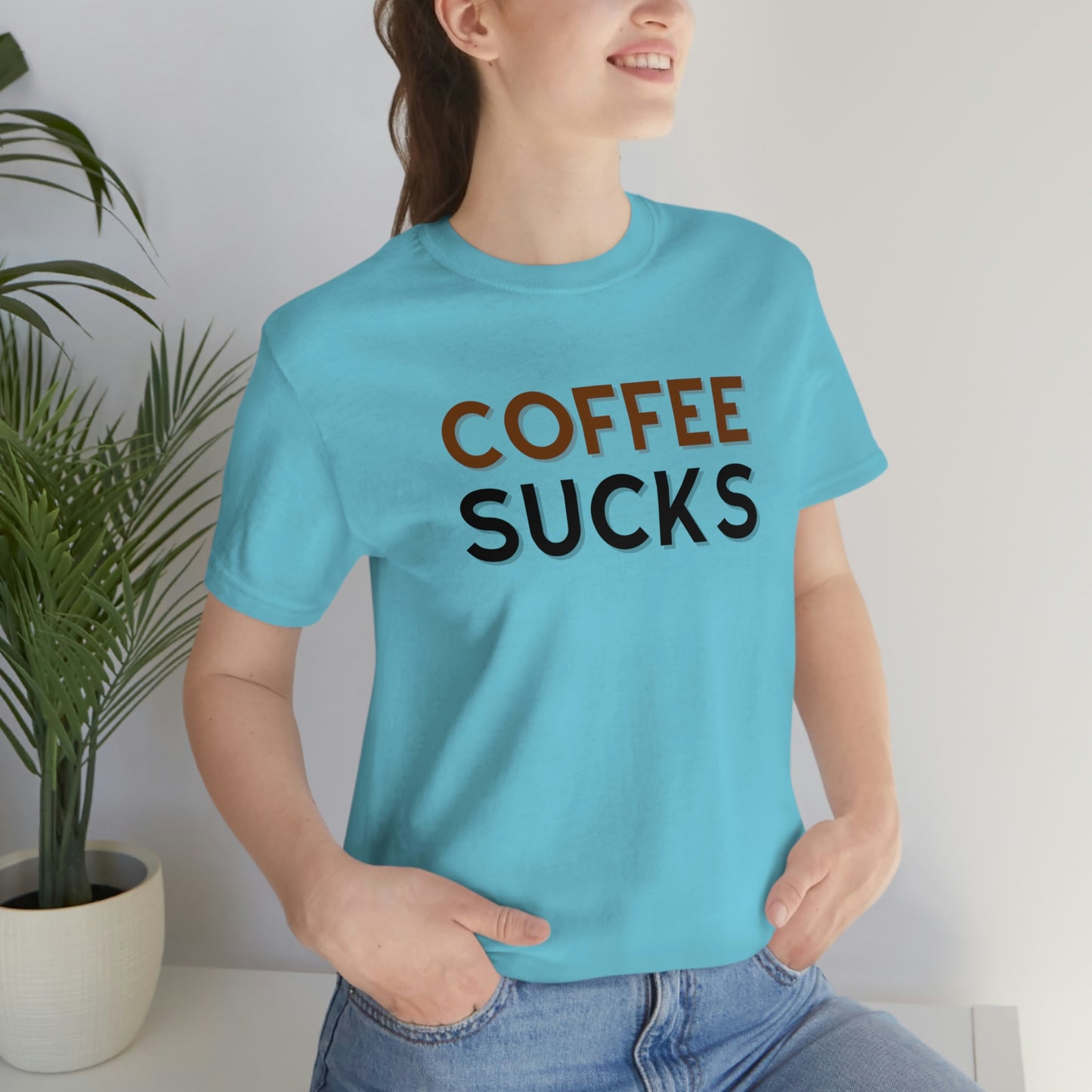 Coffee sucks t-shirt