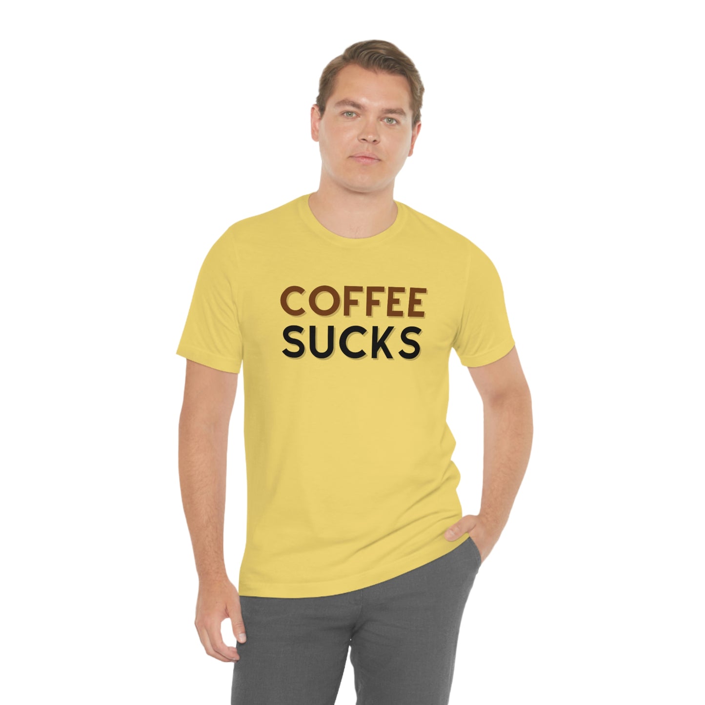 Coffee sucks t-shirt