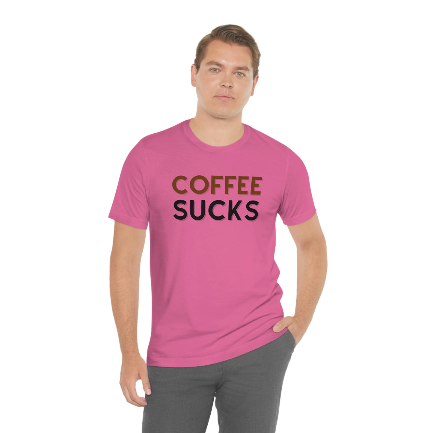 Coffee sucks t-shirt