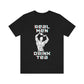 Real men drink tea t-shirt