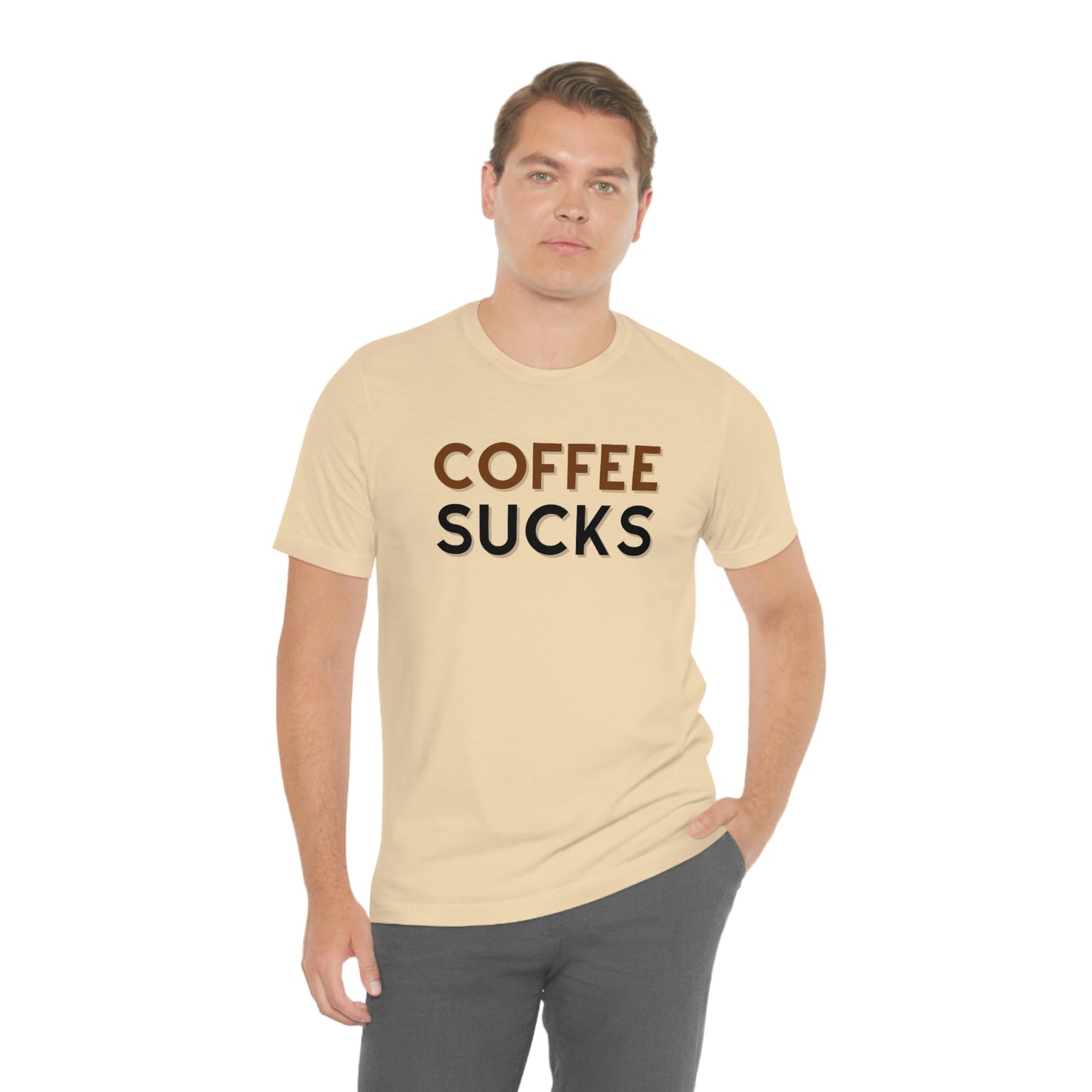 Coffee sucks t-shirt