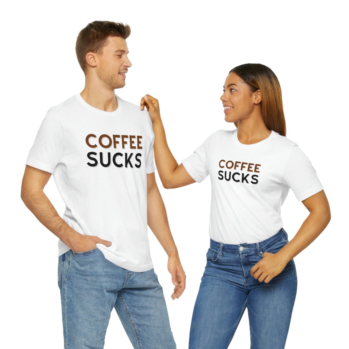 Coffee sucks t-shirt