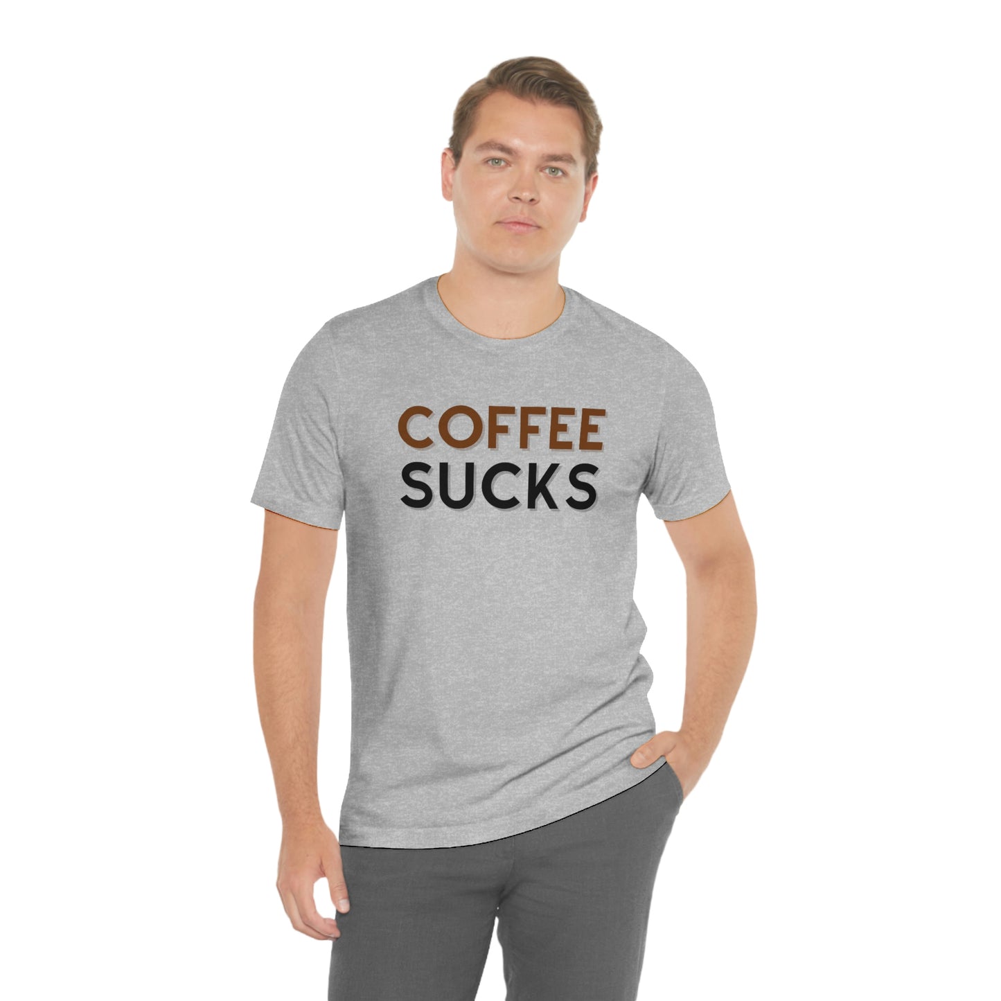 Coffee sucks t-shirt