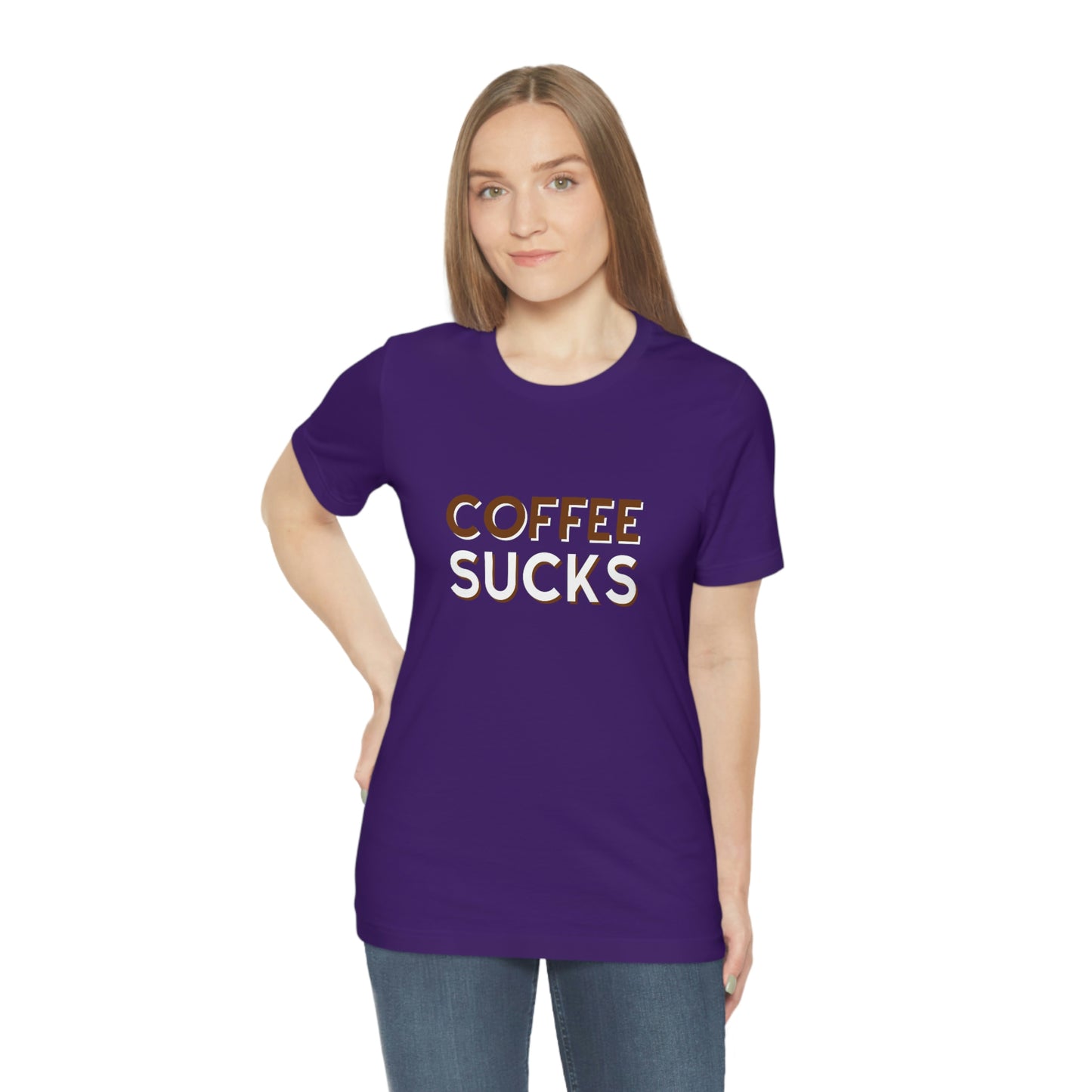 Coffee sucks t-shirt