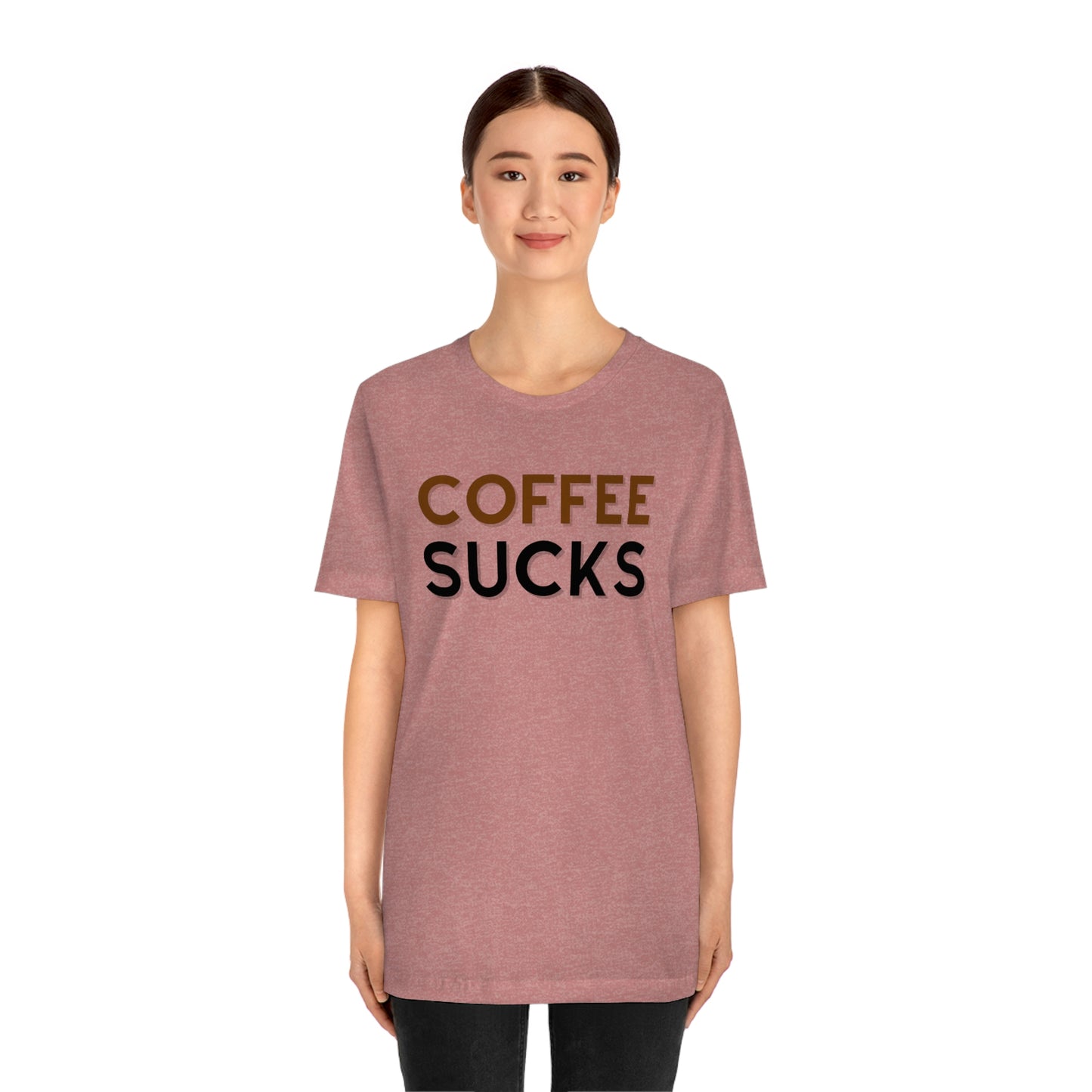 Coffee sucks t-shirt