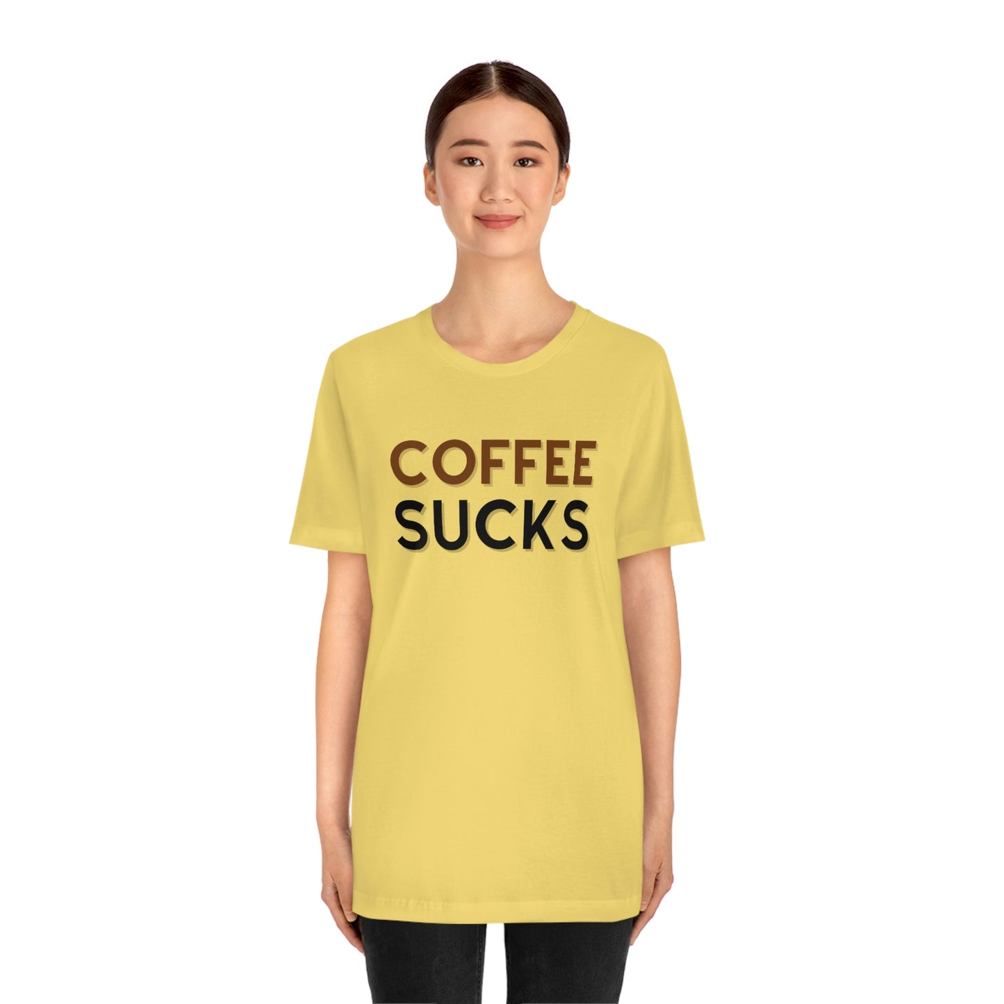 Coffee sucks t-shirt