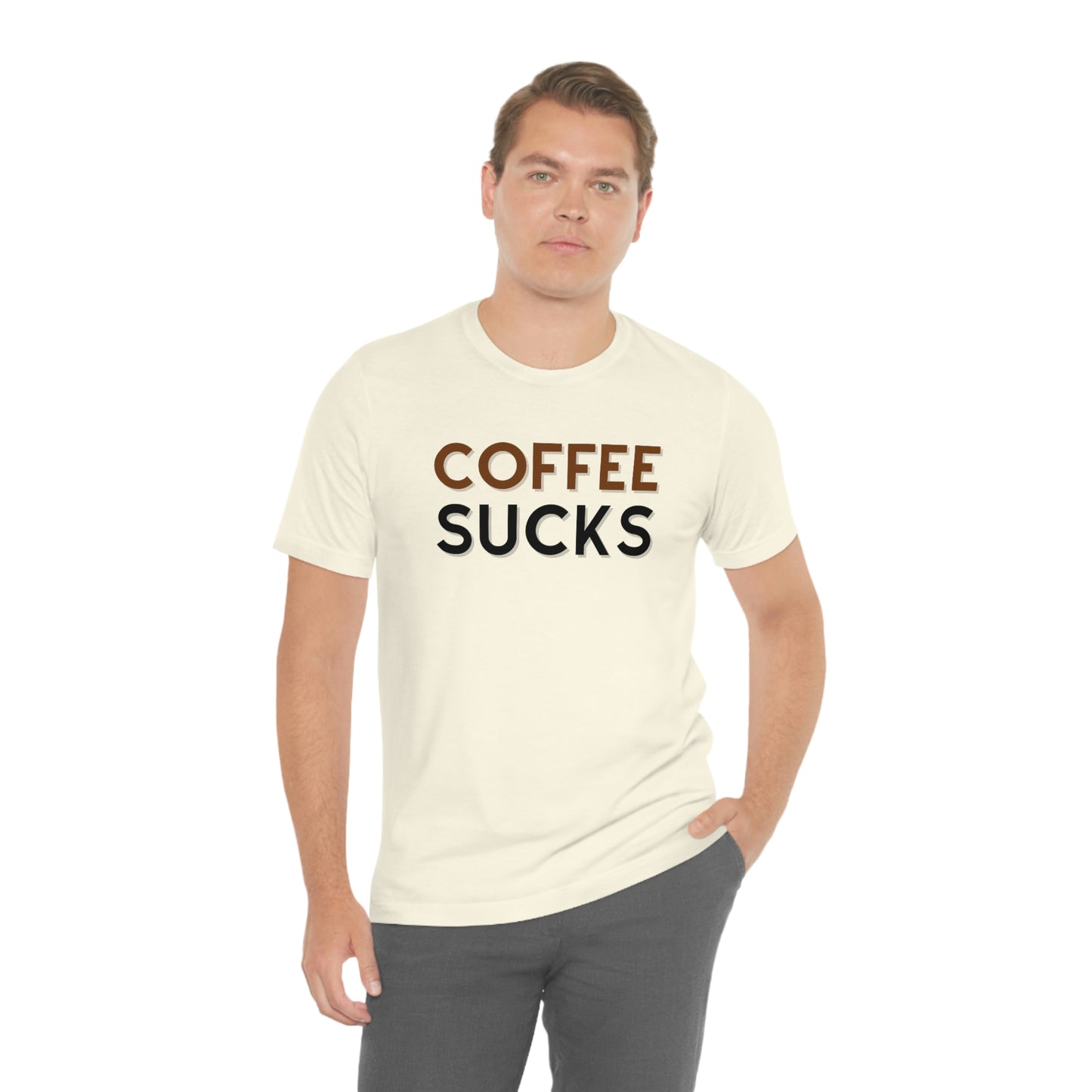 Coffee sucks t-shirt