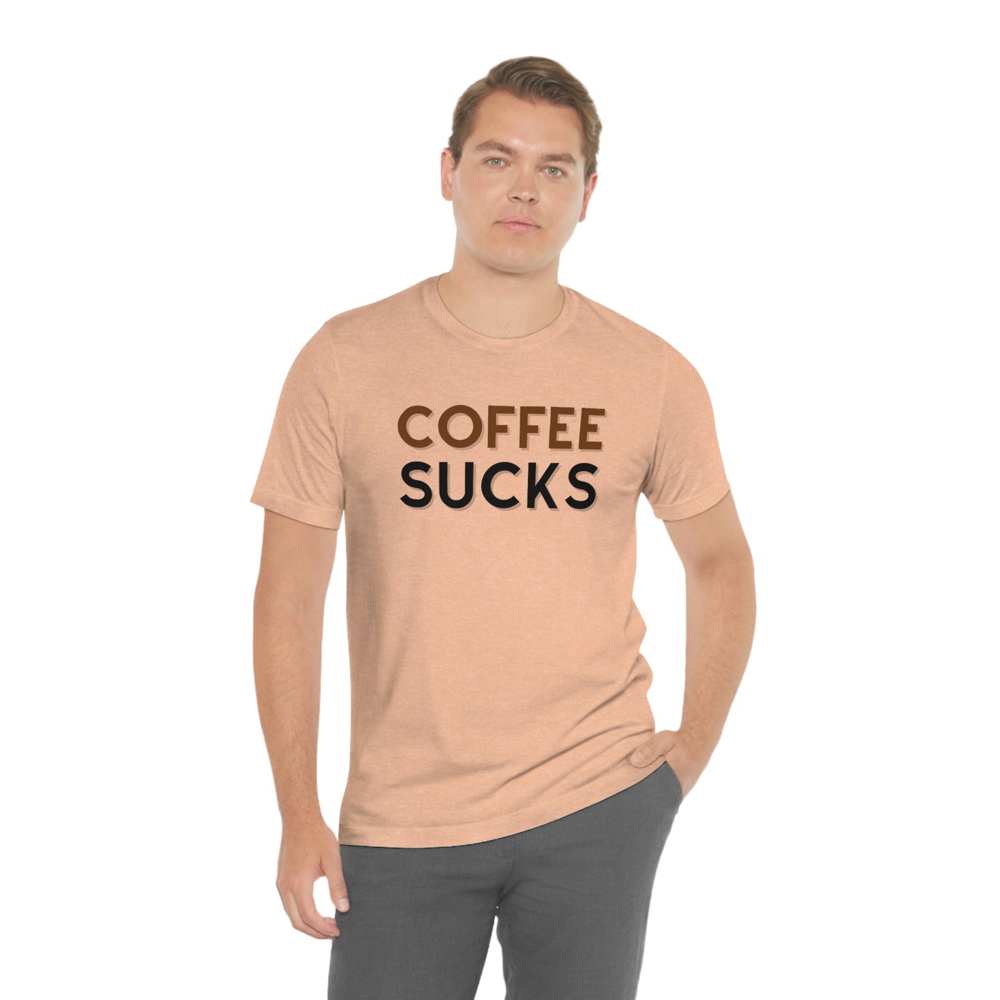 Coffee sucks t-shirt