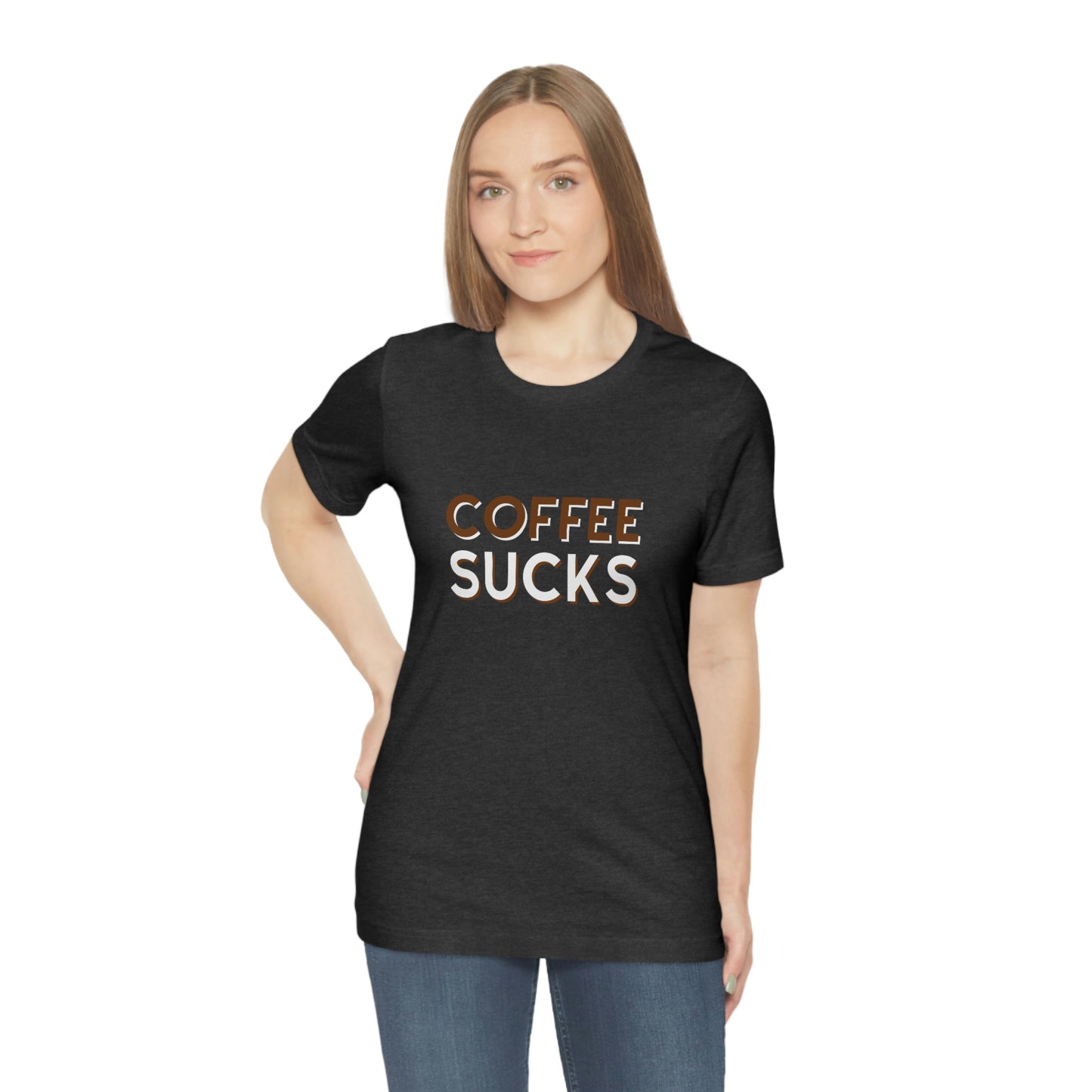 Coffee sucks t-shirt