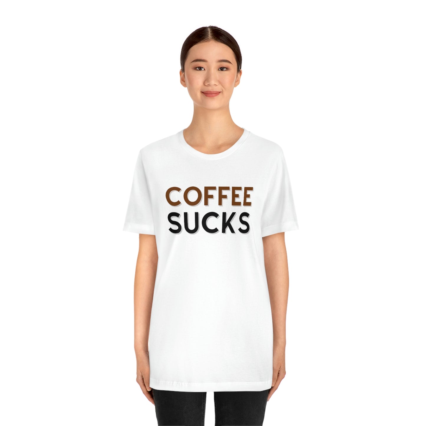 Coffee sucks t-shirt