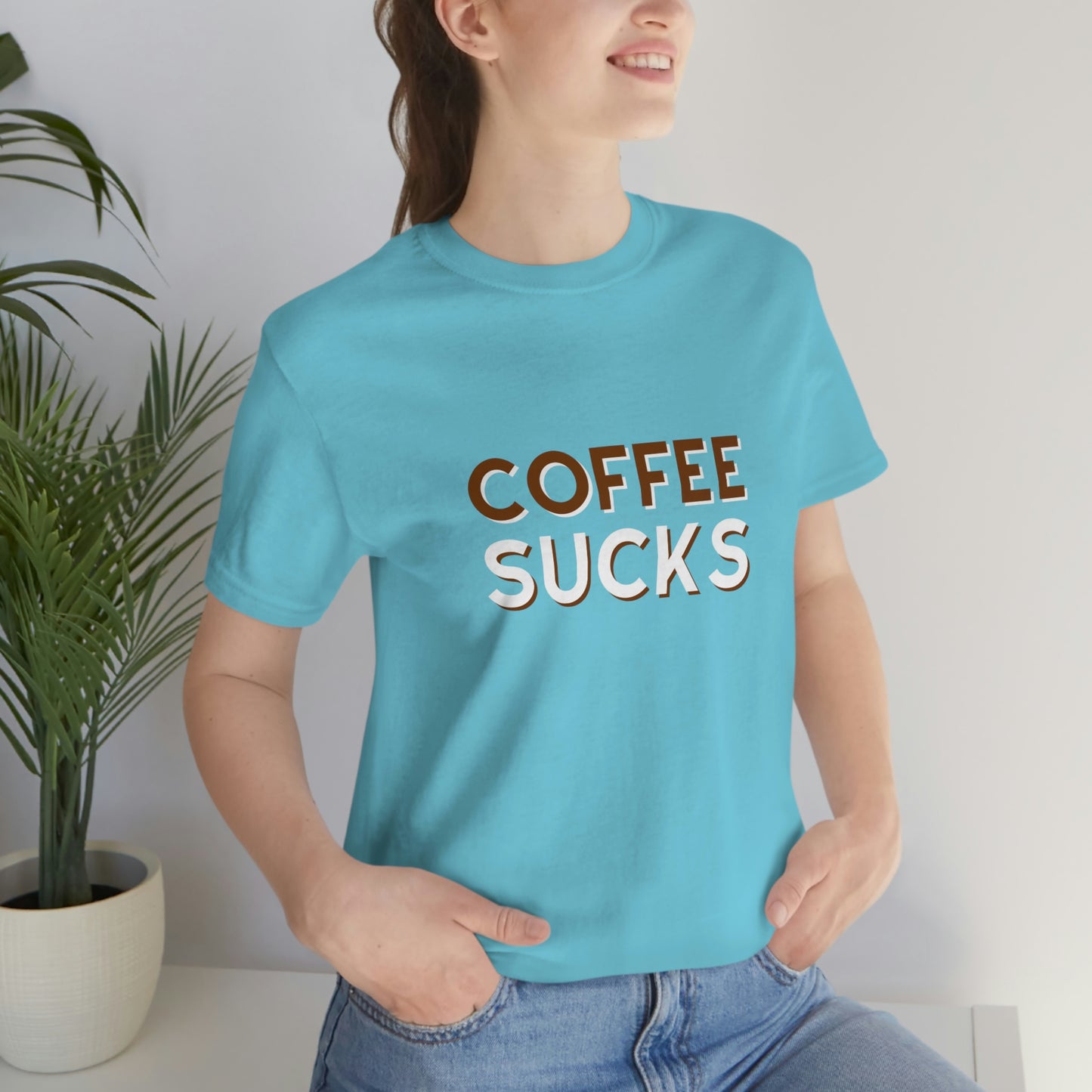 Coffee sucks t-shirt