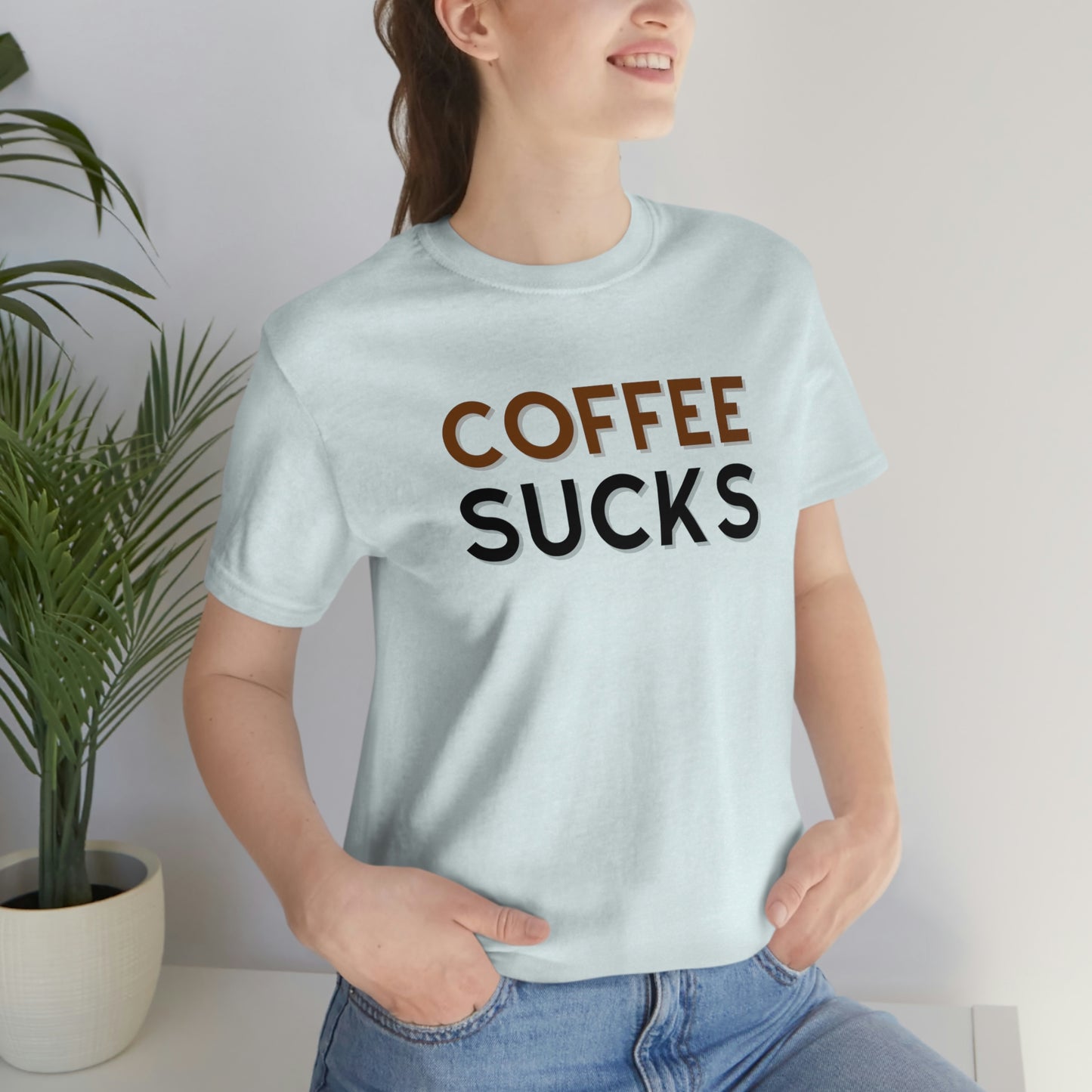 Coffee sucks t-shirt