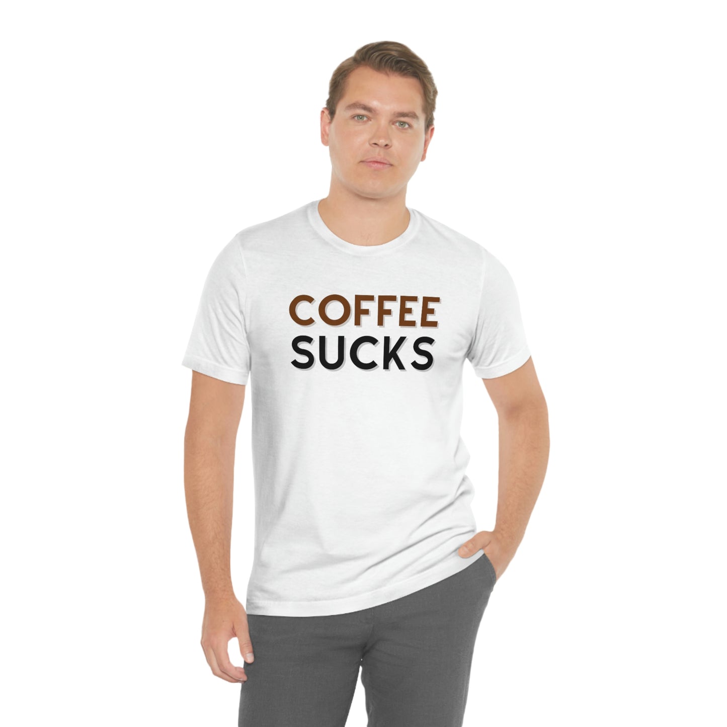 Coffee sucks t-shirt