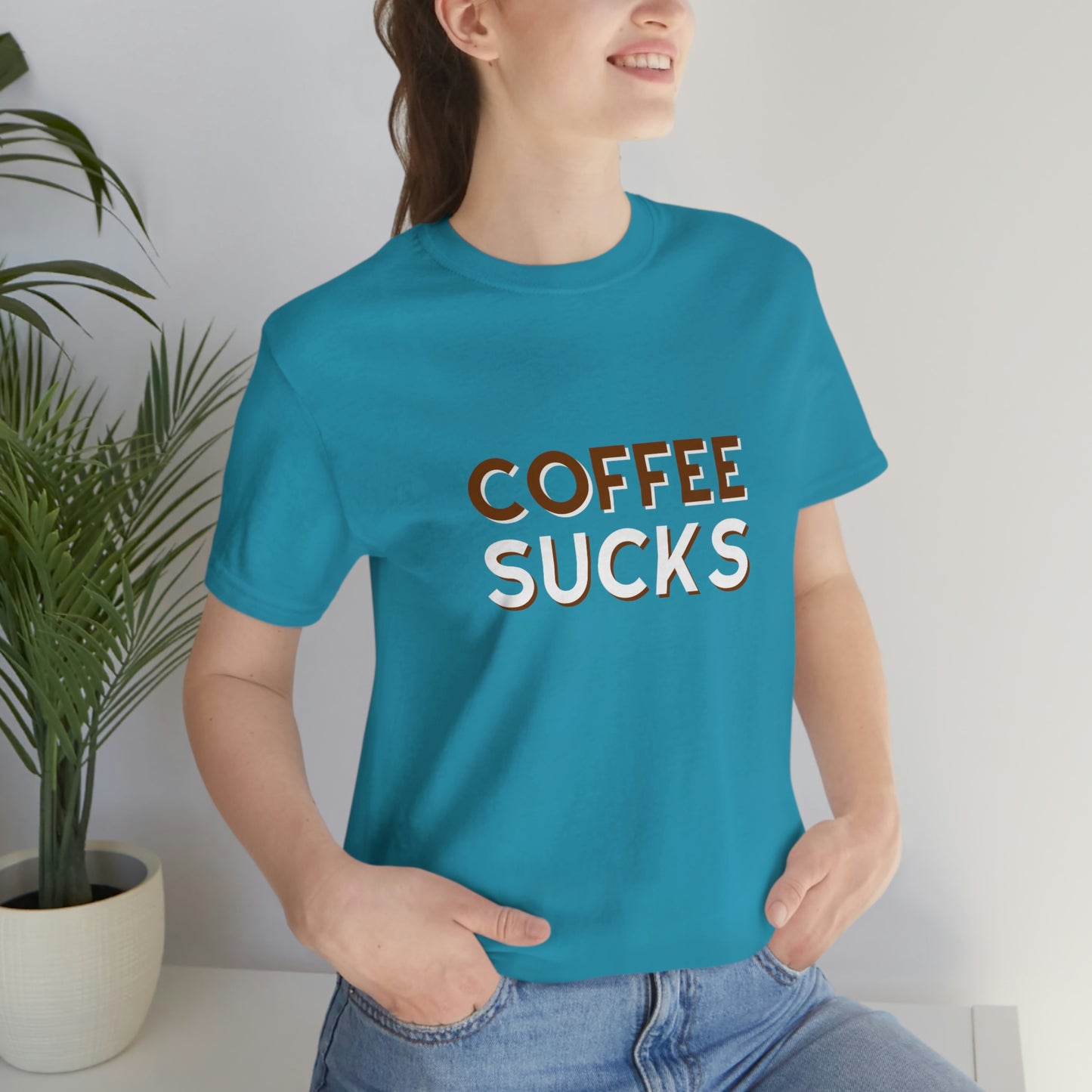 Coffee sucks t-shirt