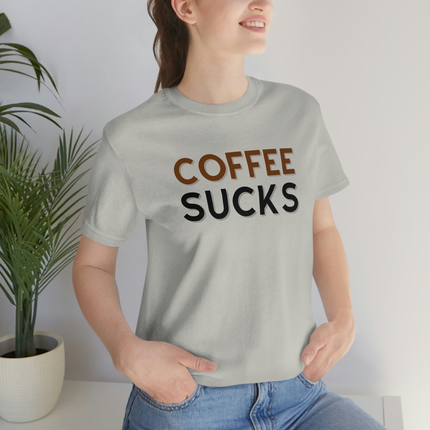 Coffee sucks t-shirt