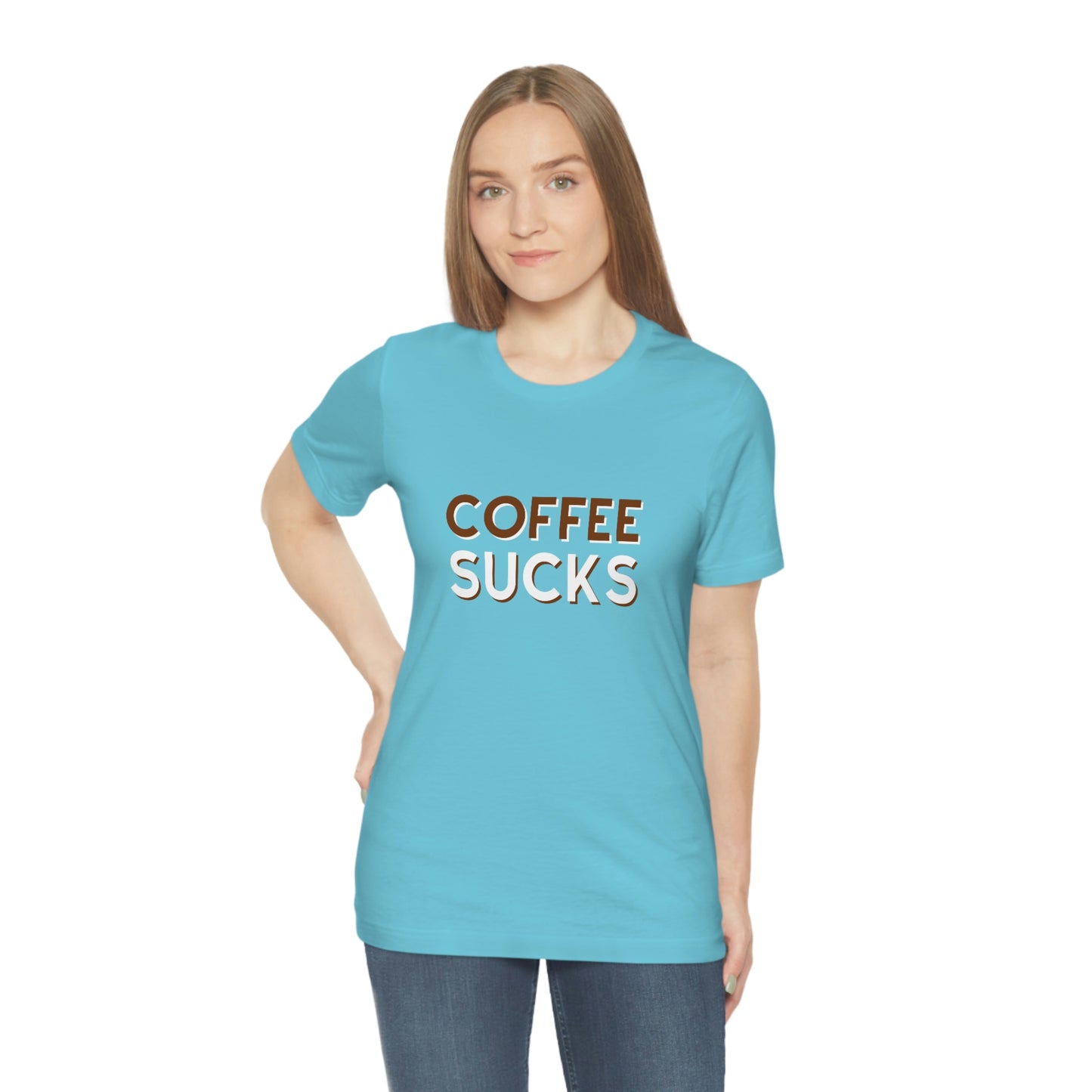 Coffee sucks t-shirt