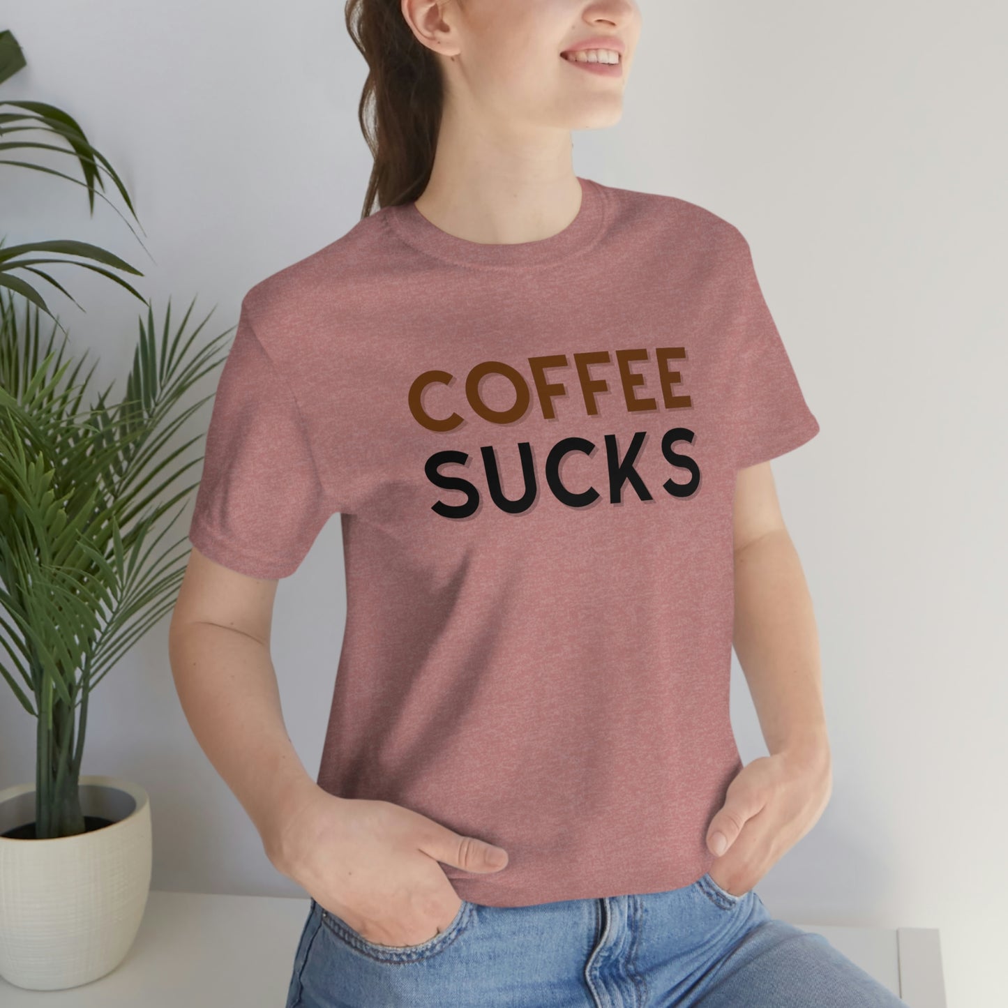 Coffee sucks t-shirt