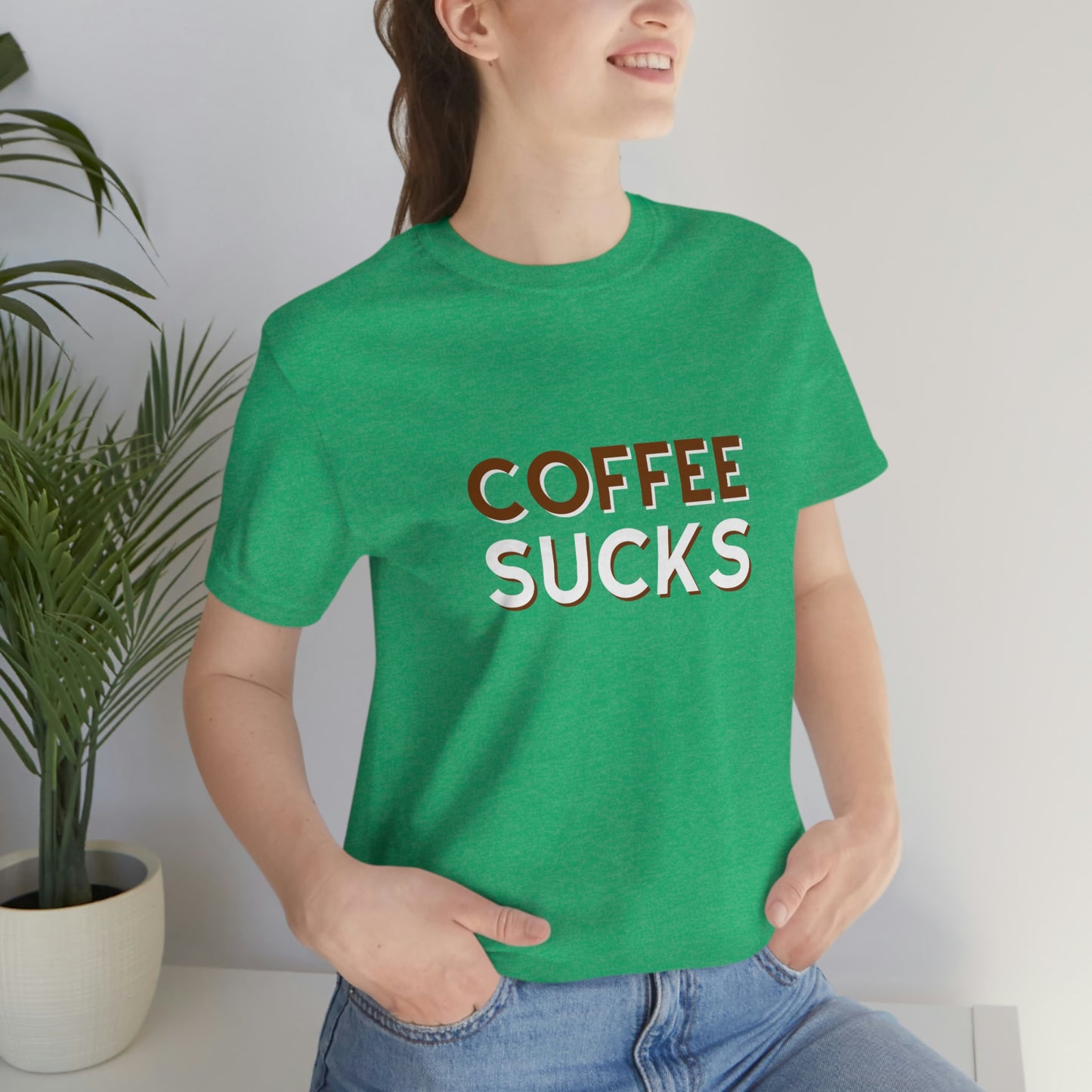 Coffee sucks t-shirt