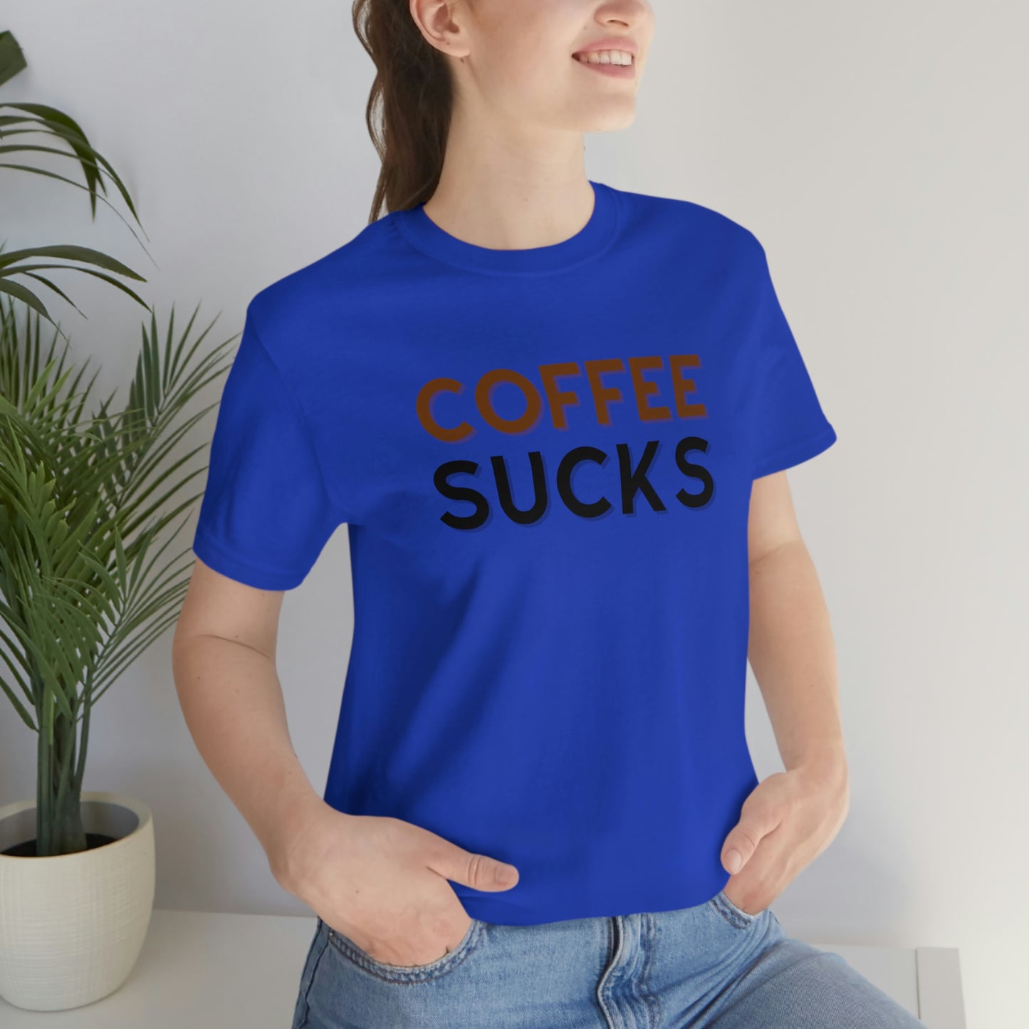 Coffee sucks t-shirt