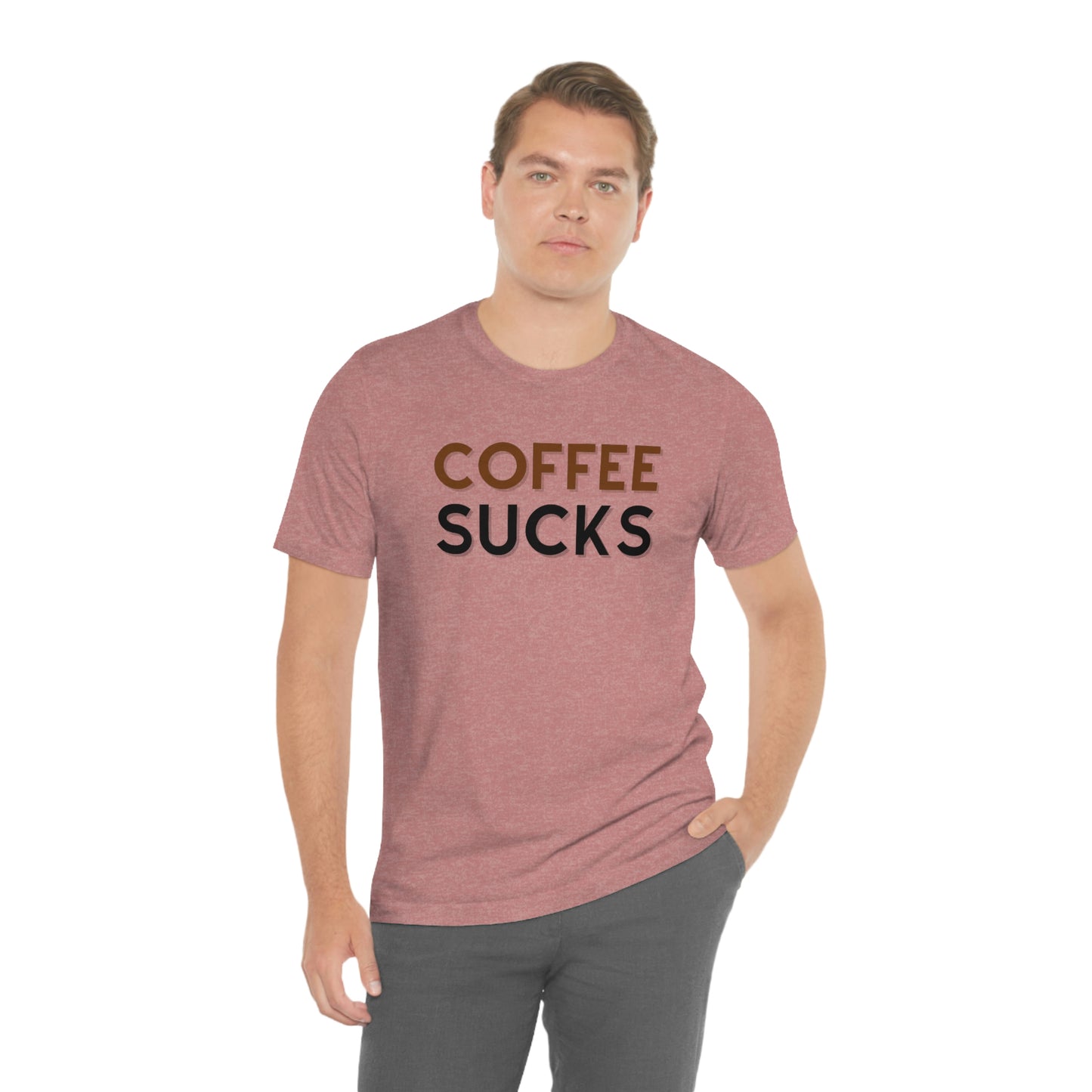 Coffee sucks t-shirt