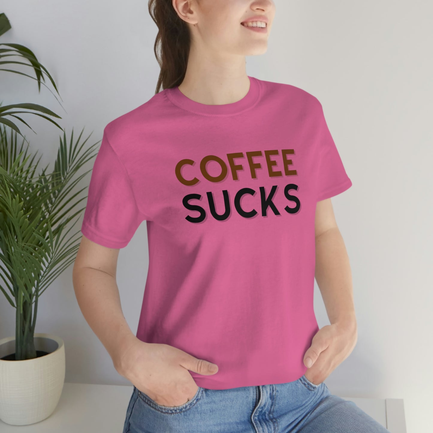 Coffee sucks t-shirt