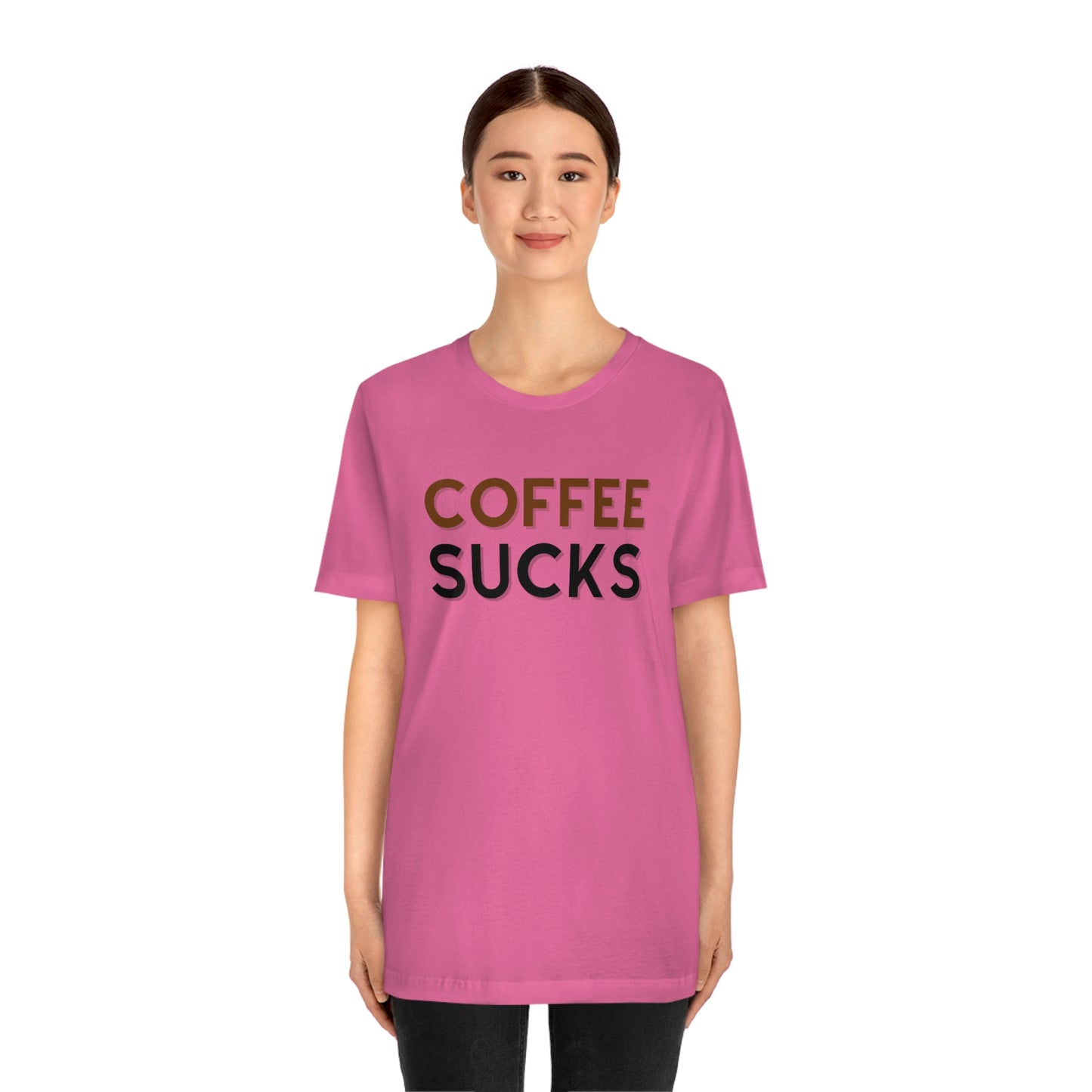 Coffee sucks t-shirt