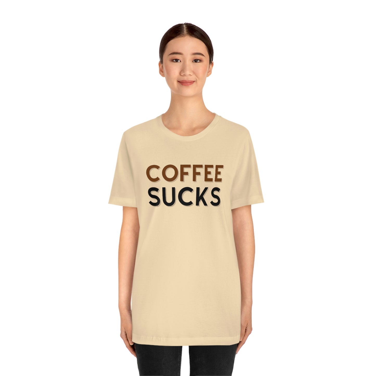 Coffee sucks t-shirt