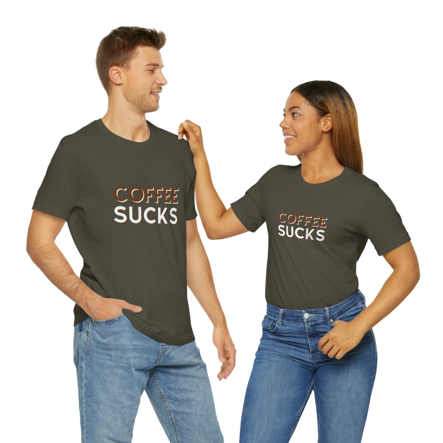 Coffee sucks t-shirt