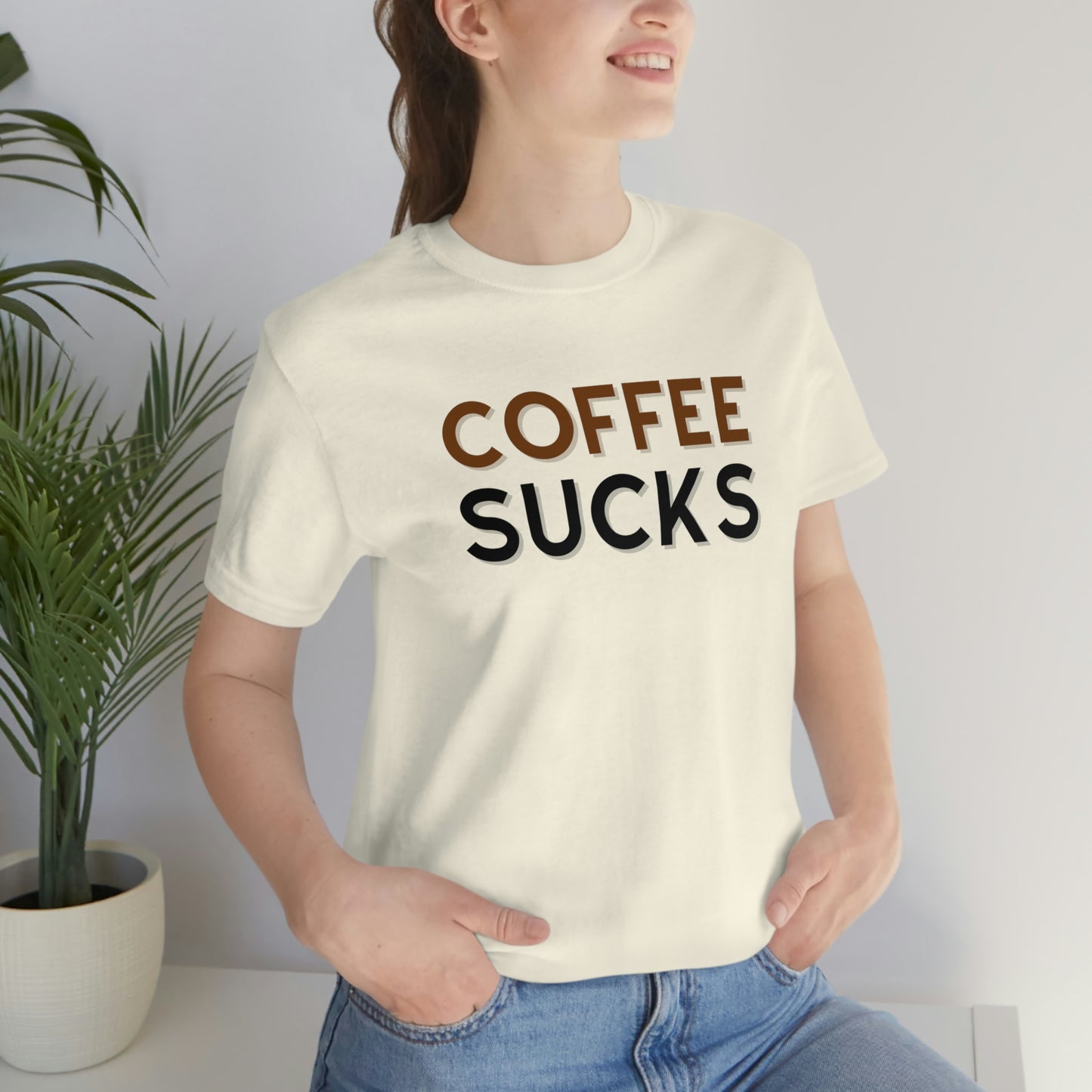 Coffee sucks t-shirt