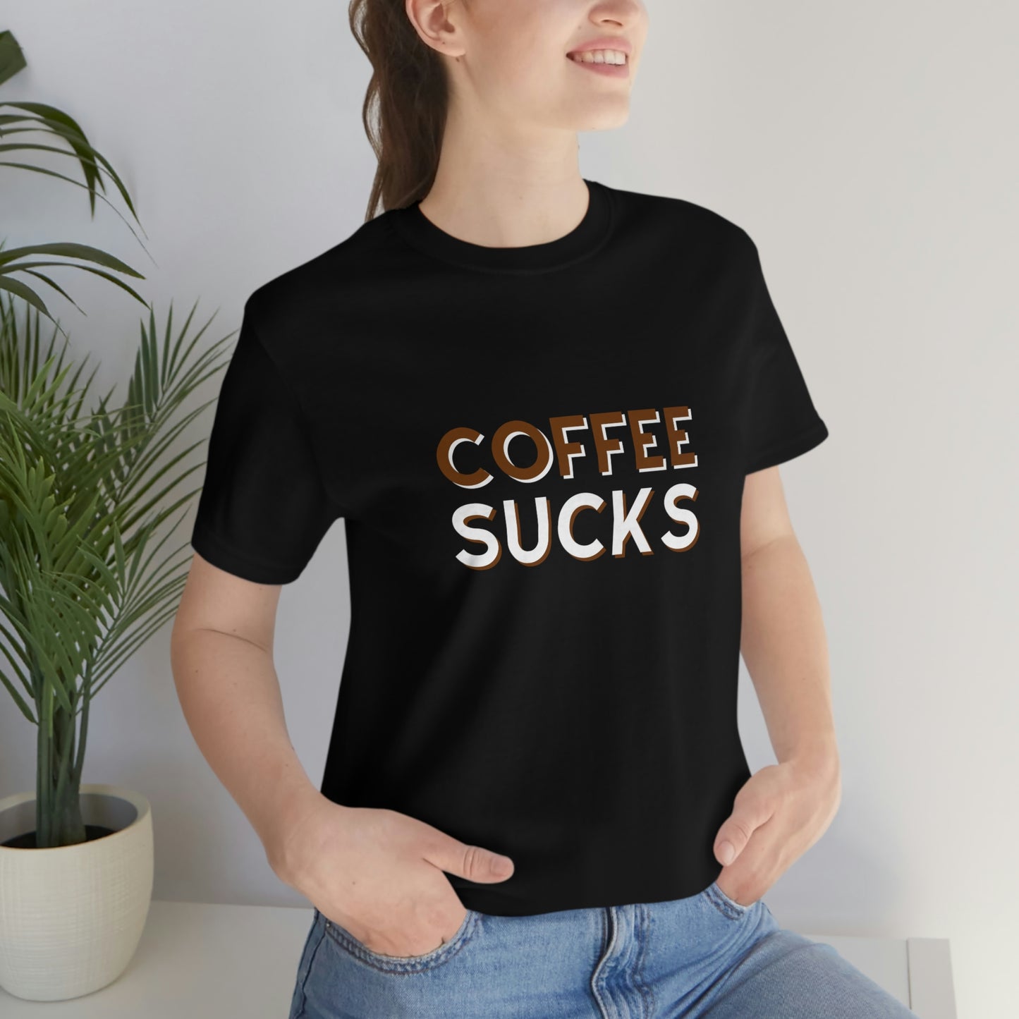 Coffee sucks t-shirt