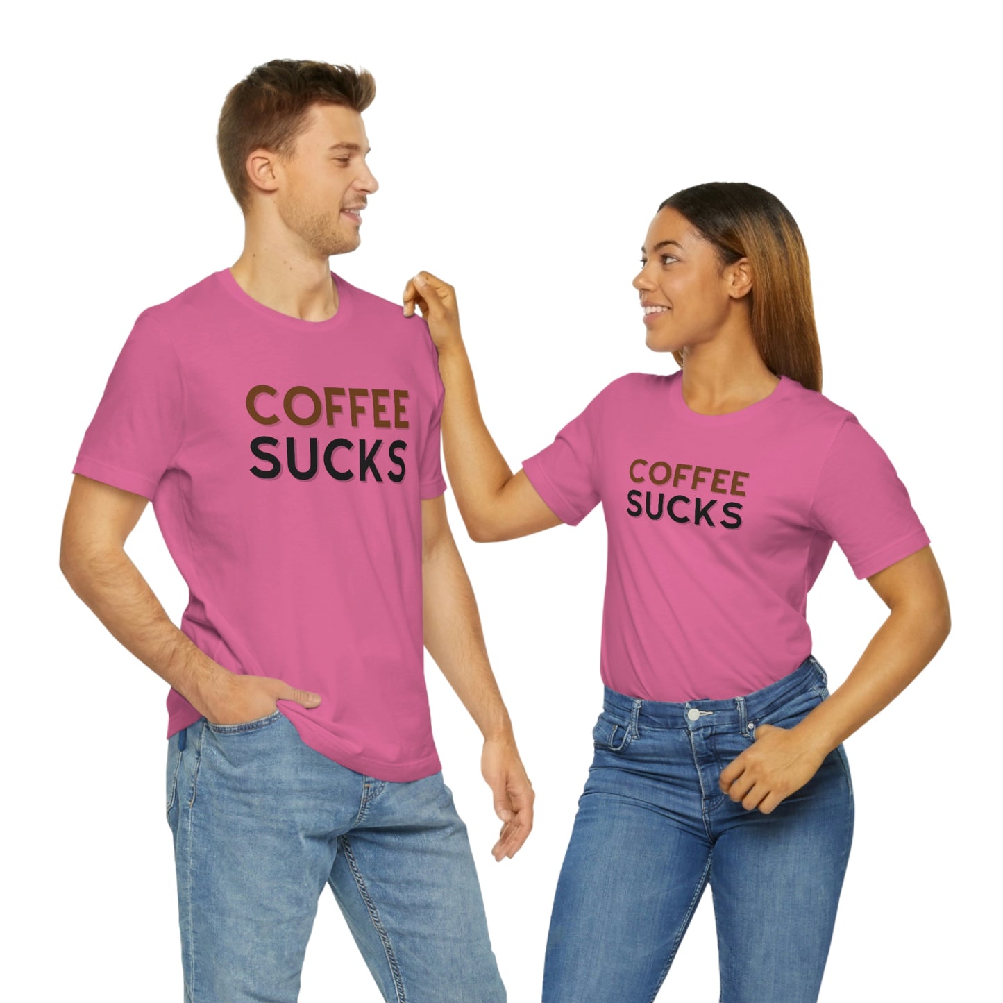 Coffee sucks t-shirt