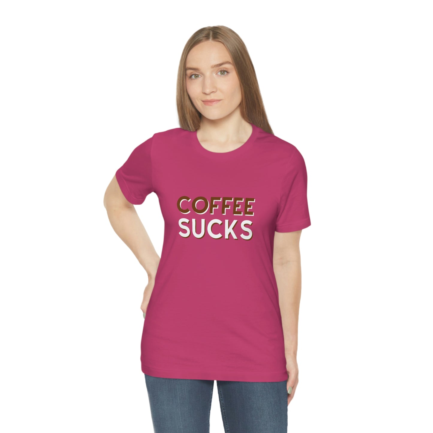 Coffee sucks t-shirt