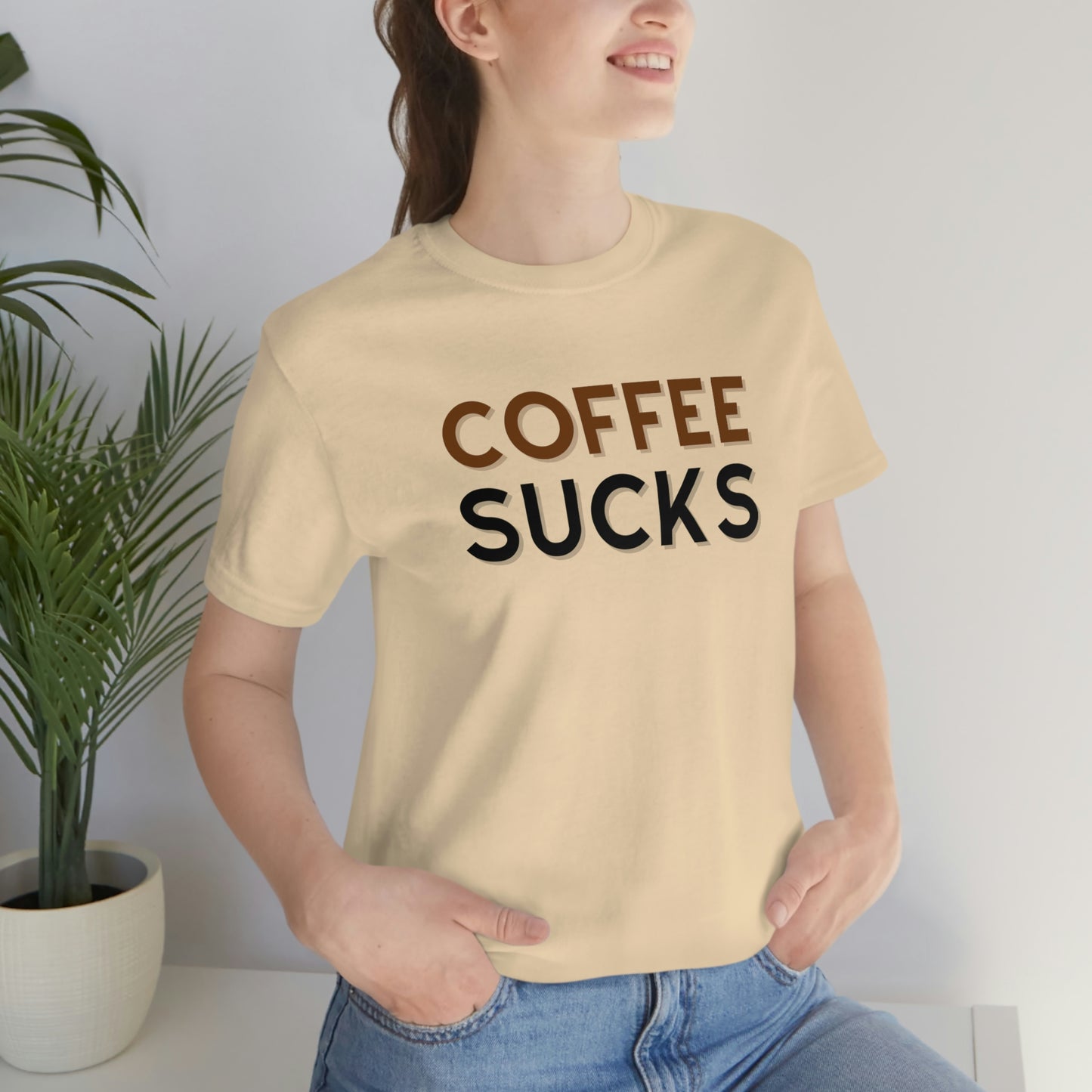 Coffee sucks t-shirt