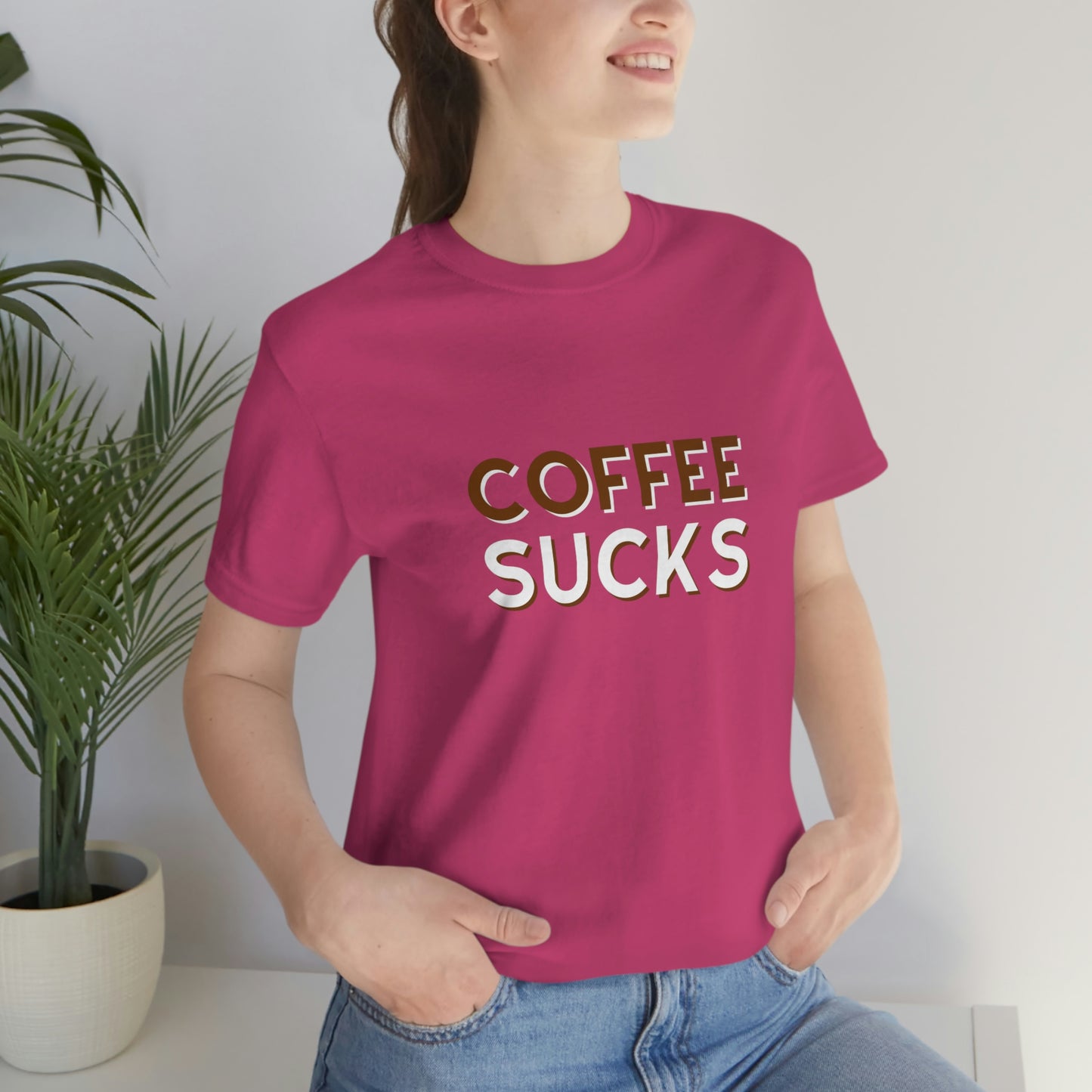 Coffee sucks t-shirt